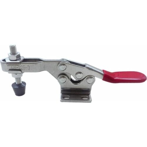 GH-225-DSS Stainless Steel Horizontal Toggle Clamp Quick Release Clamp Welding Fixture Clip Hand Welding Woodworking Tool
