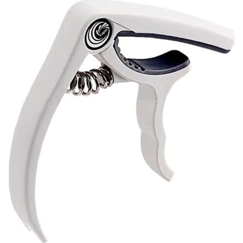 Capo Guitar Replacement Part Accessories White Yellow Plastic for 4-6 Strings Guitar / Bass / Ukulele Capo Tone Acoustic Classic