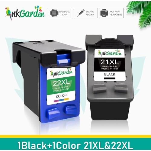InkGarden Replacement For HP 21 22 HP 21 XL 22 XL Ink Cartridge For HP F300 F310 F325 F335 F340 F350 F370 F380 F385 Printer