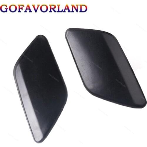 39802681 39802699 2Pcs Front Bumper Headlight Washer Jet Cover Cap Primed Left & Right Fit For Volvo S60 2011 2012 2013