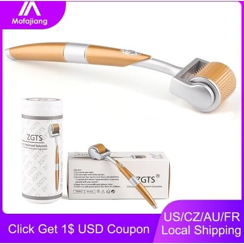 Micro Titanium Needle Derma Roller 0.2mm 0.25mm 0.3mm for Face Essence Absorb Skin Care Hair Loss Treatment Mezoroller