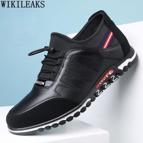 Black Slip on Shoes Men Blue Leather Casual Shoes for Man 2021 Men Shoes Casual Men Sneakers Chaussure Homme Luxe Marque Zapatos