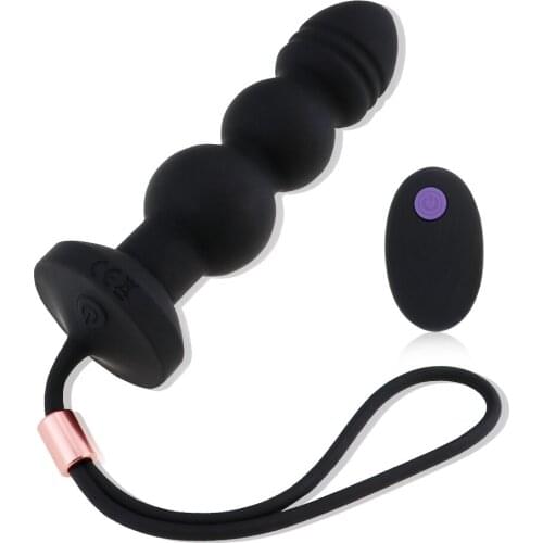 Male Lasting Cock Ring Adult Prostate Penis Cock Ring Rope Anal Plug Vibrator Sex Toys for Men Silicone Ejaculation Delay Tool