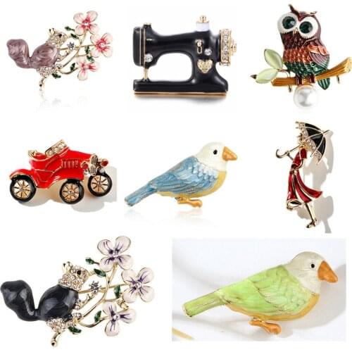 Collection Sewing Machine Sewing Kit Tape Measure Brooches Crafter Seamstress Badges Crafty Pins For Crafting Gift