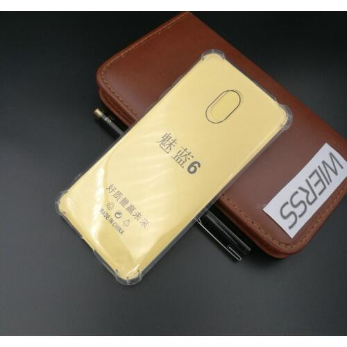 For Meizu M6 5.2" Anti-knock Phone Case for Meizu m6 note 3GB 16GB 32GB 64GB Transparent Back cover Case Etui fundas Coque