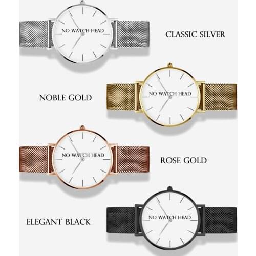 Milanese Loop Watchband 20mm Stainless Steel Universal Replacement Strap Band for DW Watch Accessories Rose Gold