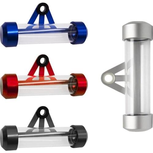 Universal Motorcycle Motorbike Tube Tax Disc Cylindrical Holder Frame Waterproof Motorcycle Accessories