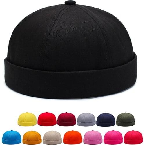 2021 Mens and Womens Washed Cotton Retro Skull Hat Docker Sailor Adjustable Beanie Beanie Sailor Hat Hip Hop Beanie Beanie