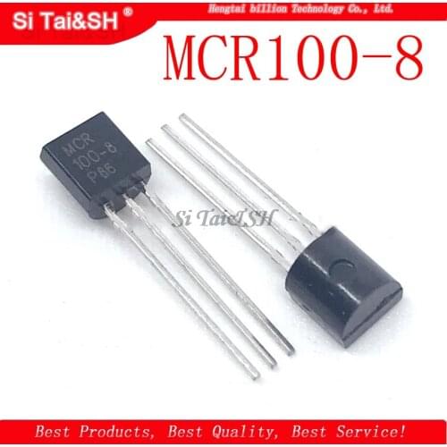 50pcs/lot MCR100-8 TO-92 100-8 TO92 new