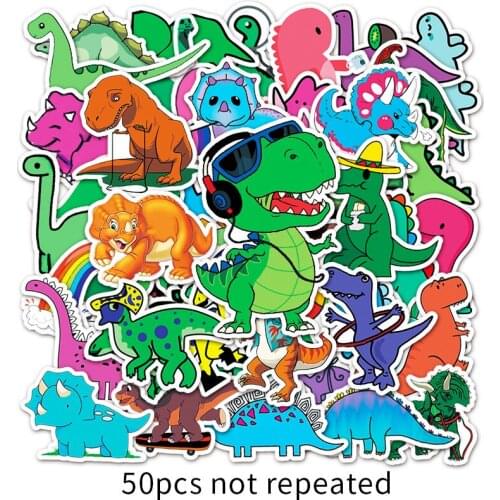 50pcs Cartoon Psychedelic Gothic Cool Stickers Aesthetic Art Graffiti Decals Skateboard Fridge Guitar DIY Sticker Kids Toy