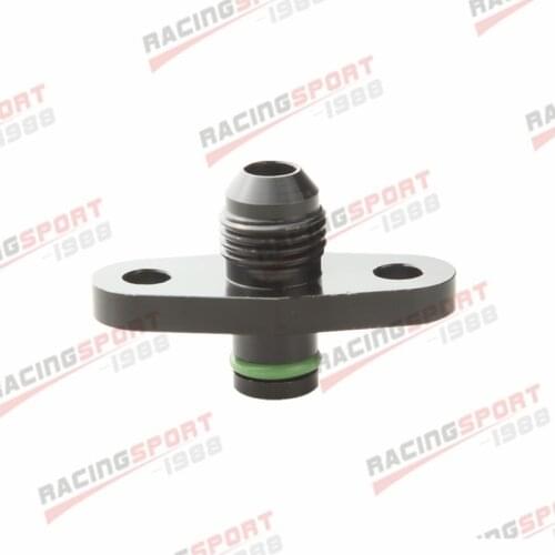 AN-6 Fuel Rail Adapter For SUBARU EJ20 GC8 /EJ25 /WRX 08/FORESTER 08 Black