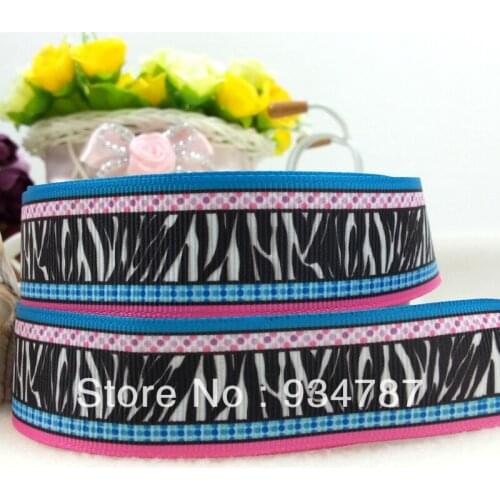 Free shipping 50 yard per size printed grosgrain ribbon 631