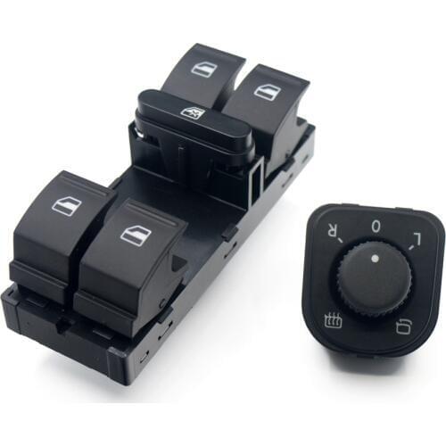 Free Shipping! Side Mirror Window Control Switch Button For VW jetta mk5 golf 5 6 tiguan passat b6 CC 1K0 959 565J 1K4 959 857