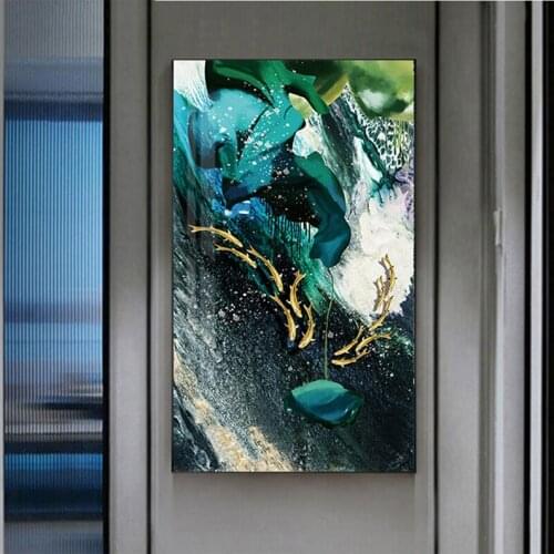 Large Mosaic Abstract Golden Koi Diamond Embroidery Sale Diy Daimond Painting Full Square Round Drill DecorZP-3107