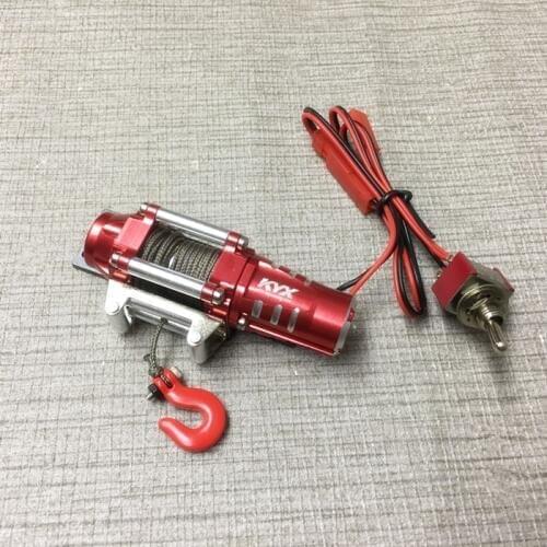 CNC alloy motor electric winch for 1/10 crawler rc car SCX10 SCX10II TRX4 TRX 4 TRX-4