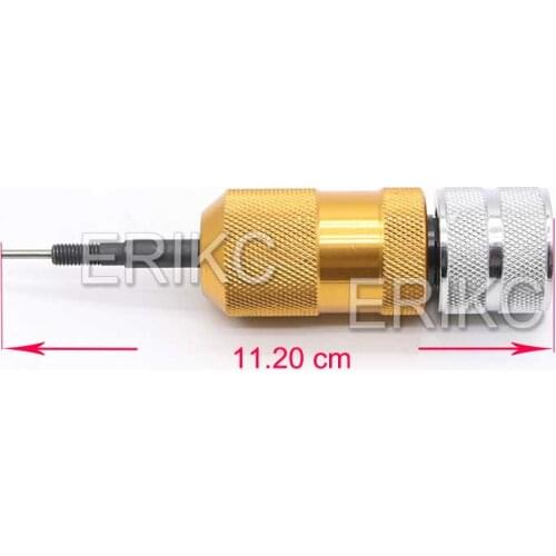 Diesel CR Injector Nozzle CRI CRIN Electromagnetic Valve Armature Lift Travel Measuring Seat Tool For BOSCH 110 120 Series