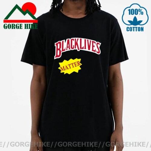 GorgeHike Black Lives Matter Slogan T-Shirt Unisex Men Women Aesthetic Tops Tee Human Rights Equality T Shirt man homme camiseta