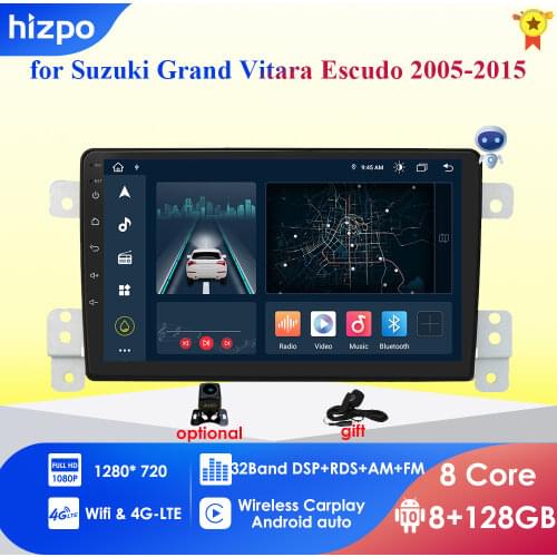 2+32/1+16 Android 9"Head Unit For SUZUKI GRAND VITARA/Escudo 2005 2006 2007 2008-2015 Radio Audio Car GPS Multimedia Player 2DIN