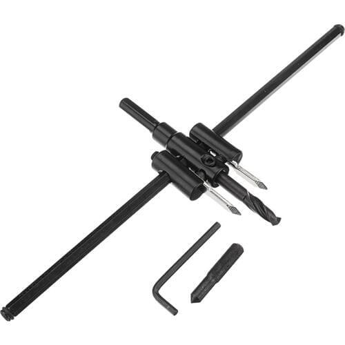 Hot Adjustable 40-300Mm Metal Wood Circle Hole Cutter Wood Drywall Drill Bit Saw Round Cutting Diy Tool Adjustable Circle Hole