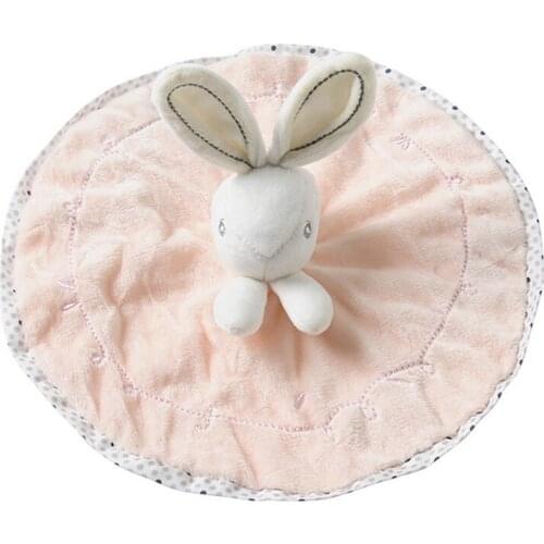 Newborn Baby Toys Pacifier Doll Soothing Towel Rabbit Infant Soft Soother Towel Cartoon Animal Educational Plush Toys