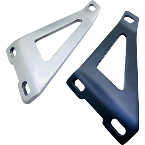 Black/Chrome Motorcycle Exhaust Hanger Bracket Mount CNC Accessories For Yamaha YZF R1 2000 2001 2002 2003 2004 2005 Years