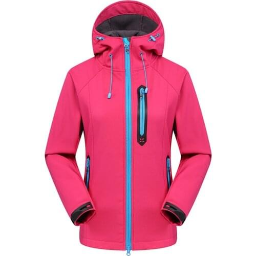 Outdoor Men Softshell Jacket Windproof Waterproof Fleece Warm Hooded Coats Male Camping Climbing Trekking Sports Windbreaker