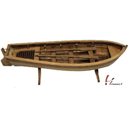 NIDALE model Scale 1/50 Classic ancient sail boat Russian Ingermanland 1715 120mm General lifeboat wooden model kit