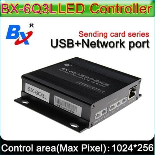 Onbon BX-6Q3L lintel full color controller asynchronous,Ethernet and USB port sending program,Lead free LED display control card