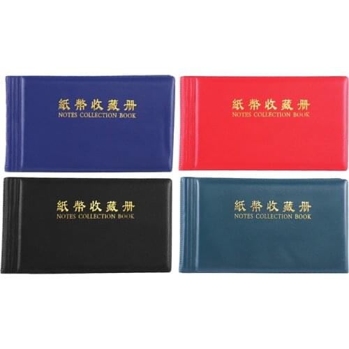 Collecting Paper Money Organizer 20 Pages Albums World Paper Money Album Money Banknote Storage Case Paper Money Collector
