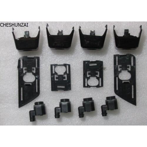 CHESHUNZAI for VW R20 G T I Front bumper bright piano paint Grille bracket Support Reversing/Parking Sensor Probe 3TD 919 275