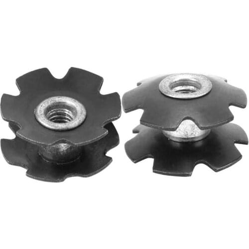 Bicycle Front Fork Bowl Group Headset Flower Nuts Core Shaped Headsets 26.3mm Outer Diameter Front Fork Flower Nut Bike Parts