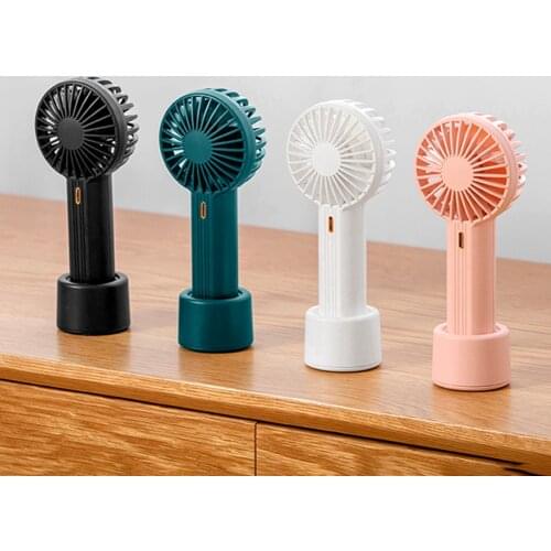 Portable Mini Handheld Electric Fan Summer Silent Travel Air Cooling Fan USB Rechargeable Outdoor Silent Radiator Air Cooler Fan