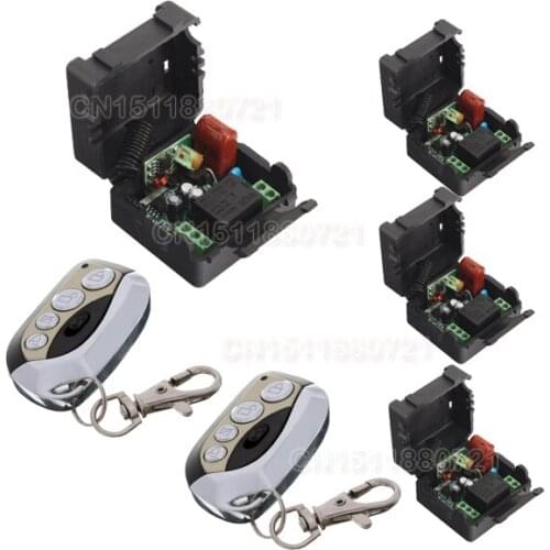 Receiver Transmitter AC220V Remote Switches Remote Controller 315/433Mhz For LED Lamp ON OFF