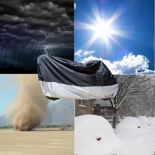 Durable Motorcycle Cover Waterproof Motorbike Protector All-weather 2XL