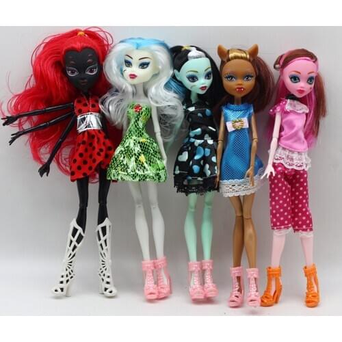 5 Style Fashion High School Doll High Quality 12 Moving joint For BJD Dolls Devil Doll Gift for Girl