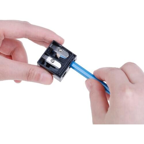 Double Hole Pencil Sharpener Cute Classical Makeup Pen Sharpener For Girls Gifts Back To School Supplies Korean Stationery