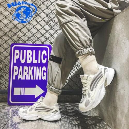 HUANQIU 2018 fashion ulzzang autumn/winter couple shoes old casual shoes breathable sneakers men shoes street dance shoes ZLL610