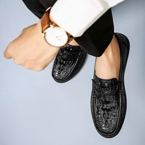 Casual Shoes Men Mens Casual Shoes Hot Sale Male Shoe Comfortable Men Breathable Mens Leather Fashion Black Man Spring