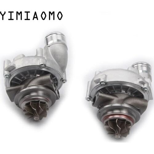 New High Power Turbine Semi-assembly Right & Left Exhaust Turbocharger Oil Pump Filter For Audi A8 S8 Quattro 4.0T CGTA CTFA