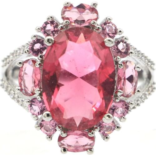 13x13mm Delicate Fine Cut Square Created Violet Tanzanite White CZ For Sister Daily Wear Silver Rings Eye Catching