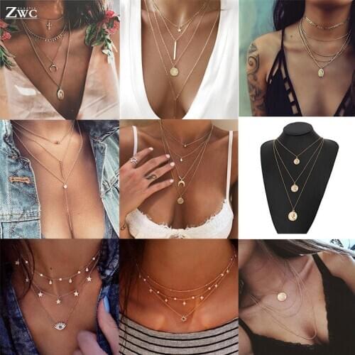 ZWC (珠宝饰品及配件) Chokers On The Neck