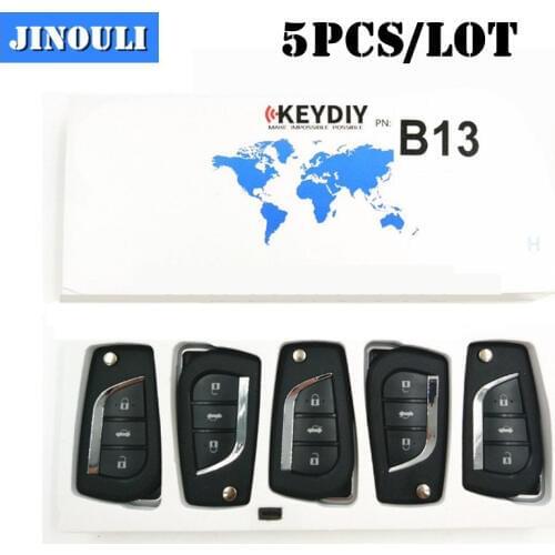 5pcs/lot,KEYDIY KD B13 Car Key For KD900+/URG200 Key Programmer B Series Remote Control 3 button