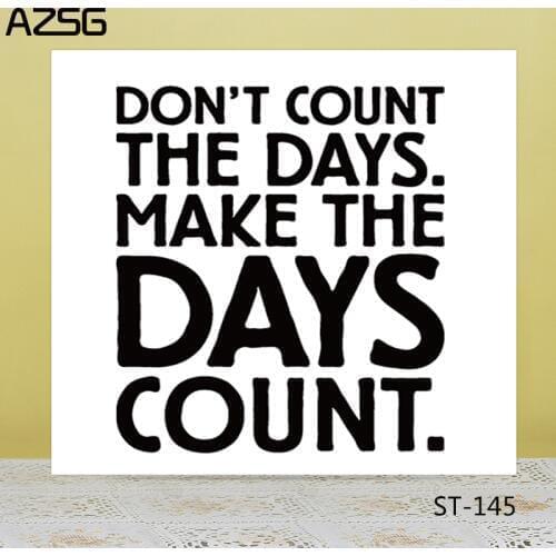 AZSG Every day is beautiful Clear Stamps For DIY Scrapbooking/Card Making/Album Decorative Silicon Stamp Crafts