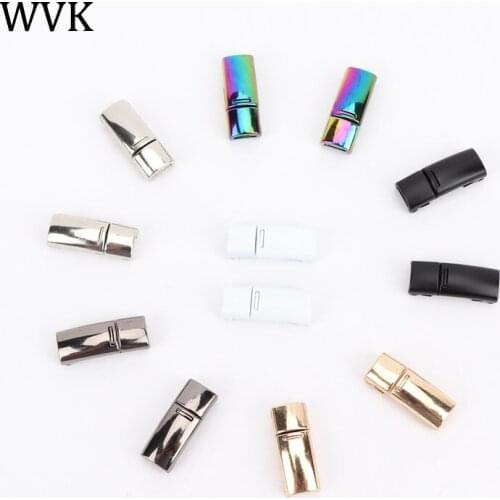 Elastic Shoelaces Buckle Metal Shoe laces Magnetic Lock No Tie Laces AF1 Sneaker Kits Unisex Childrens Fashion Shoe Accessories