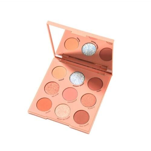 GUICAMI 9 Colors Fruit yan ying pan Strawberry Coconut Peach Honey Pearl Matte Students Price Waterproof Eyeshadow T1343