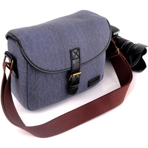 Retro Canvas DSLR Camera Bag Photo Case For Olympus E-M1 E-M5 E-M5 Mark ii E-M10 Mark III II PEN-F E-PL9 E-PL8 E-PL7 EPL6