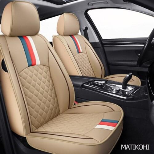 MATIKOHI leather car seat covers For mitsubishi pajero 4 2 sport outlander xl asx montero accessories lancer 9 10 carisma seats