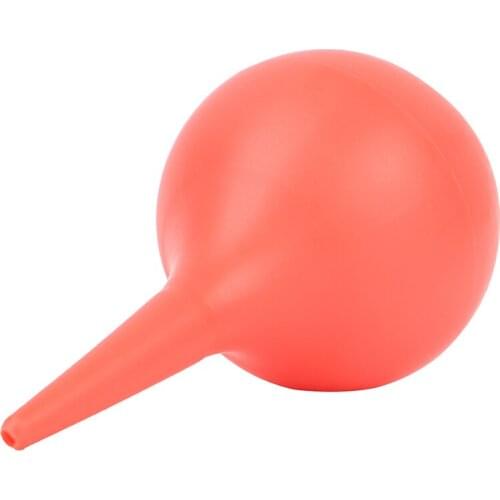 90ml Lab Laboratory Tool Red Rubber Suction Ear Washing Syringe Squeeze Rubber Bulb Syringe Vacuum Blower