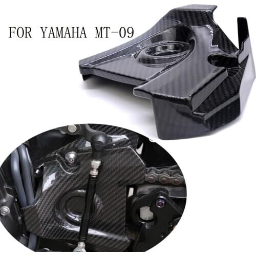 Motorcycle MT09 2014-2016 Carbon Fiber Engine Sprocket Chain Clutch Case Cover For Yamaha MT09 FZ09 MT-09 MT 09 Tracer FZ 09