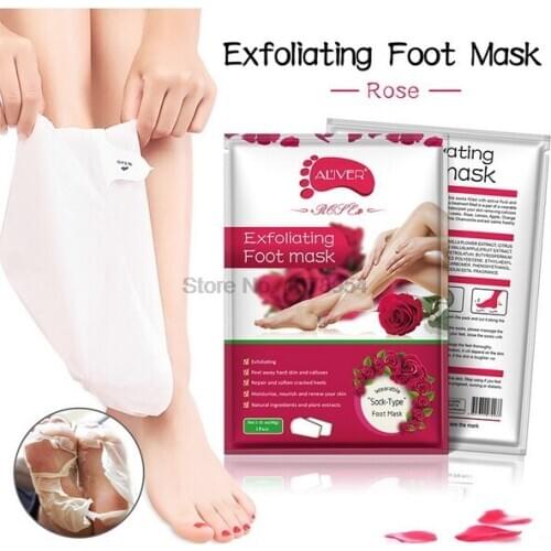 By dhl 200bags Exfoliating Foot Mask Socks For Pedicure Socks Foot Mask Health Care Skin Care Feet Dead Skin Removal new